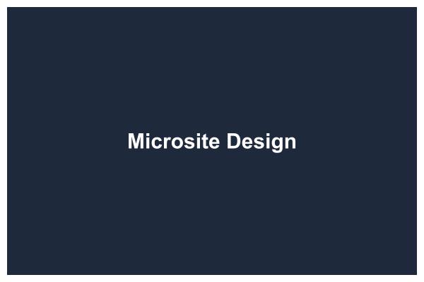 Microsite Design
